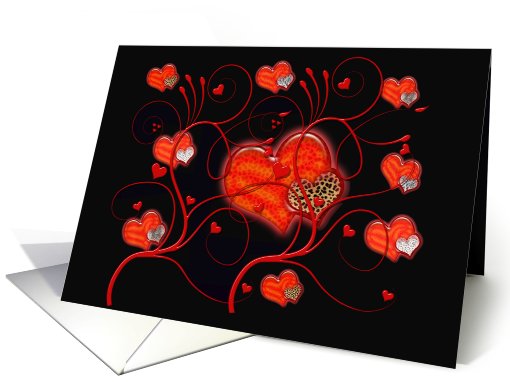 hearts & love card (407638)