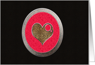 hearts & love card
