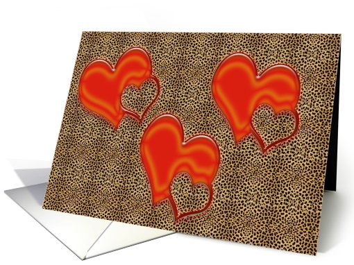 hearts & love card (407641)