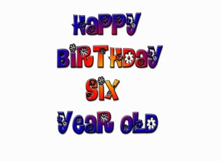 happy birthday six...