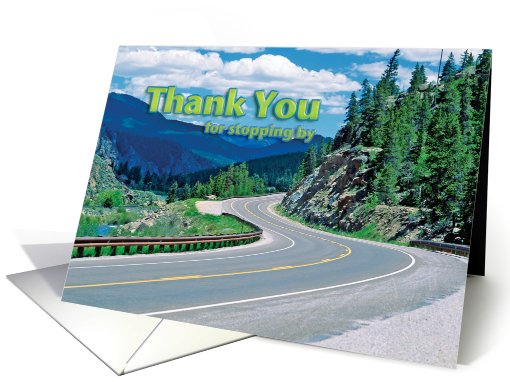 Thank you for Stopping By our Dealership card (395249)
