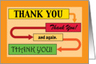 Thank you Thank you Card