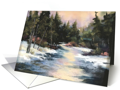 December Reflections in the Christmas Season card (1548846)