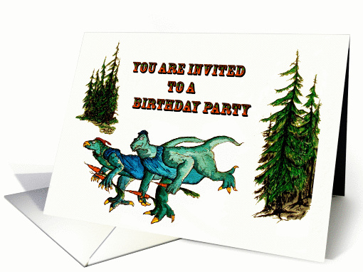 Invitation to a Birthday Party card (374902)