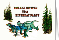 Invitation to a Birthday Party card