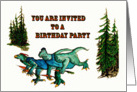 Invitation to a Birthday Party card