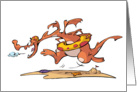 Holiday Dragon card