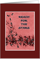 Congratulations, Graduation, Reach For The Stars, Butterflies MOOD ENHANCERS by Michele card