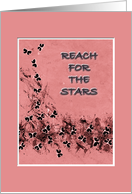 Congratulations, Graduation, Reach For The Stars, Butterflies card