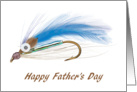 For Dad, Happy Father’s Day Blue Fish Lure card