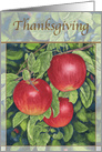 Thanksgiving Apple Trio card