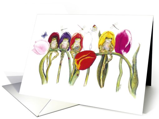 Frog City Diner-group get well card (472611)