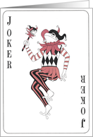 Frog Joker - Poker Party card