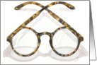 Tortoiseshell Glasses - New Optometry Office card