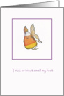 Candy Corn Fairy -Halloween Party card