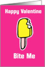 bite me valentine card