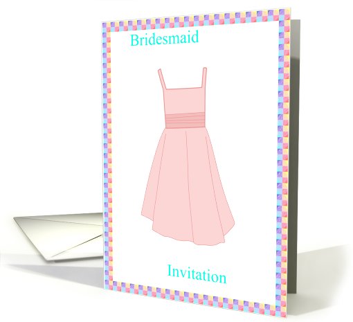 Bridesmaid Invitation card (491937)