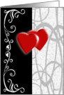 Elegant Pair of Hearts card