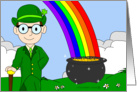 Rainbow St. Patrick’s Day card