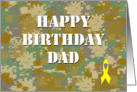 Happy Birthday Dad: Military card