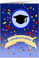 Confetti Graduation card