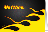 Racing Flames Matthew card