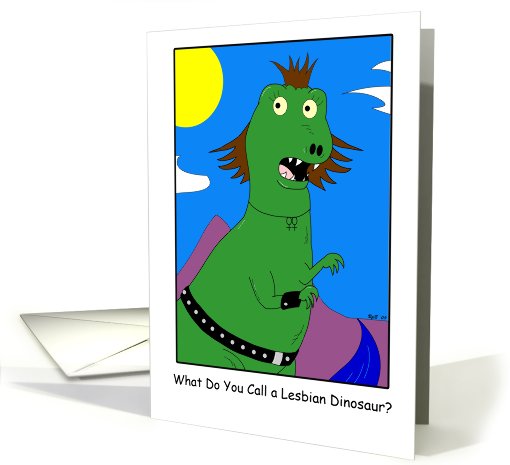 The L Lizard: Lesbian Birthday card (389769)