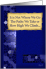 How High We Climb - Blue card