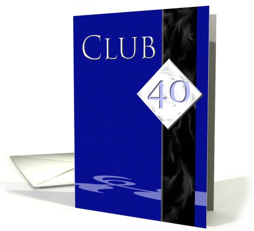 Club 40 Blue card (476395)