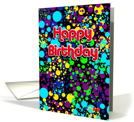 Psychedelic Birthday card (662607)