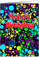 Psychedelic Birthday card