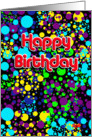 Psychedelic Birthday card