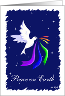 Peace on Earth: Gay Holiday card