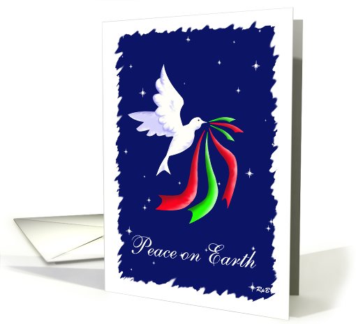 Peace on Earth: White Dove card (667473)