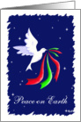 Peace on Earth: White Dove card