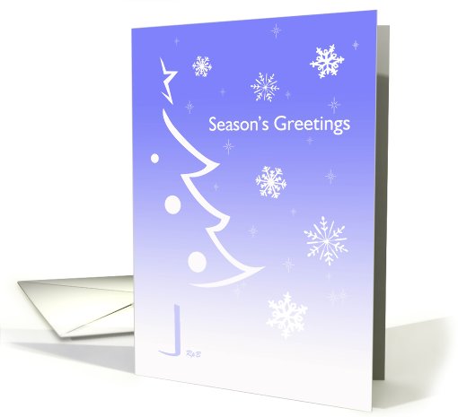 Half-Tree: Season's Greetings card (673142)