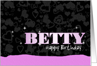 Birthday: Betty Pink...
