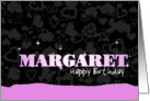 Birthday: Margaret Pink Sparkle-esque card
