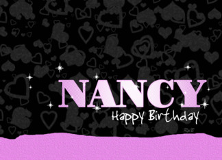 Birthday: Nancy Pink...