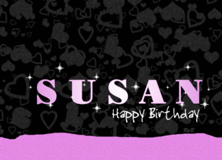 Birthday: Susan Pink...