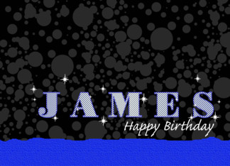 Birthday: James Blue...