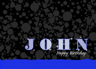 Birthday: John Blue...