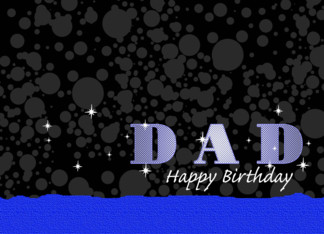 Birthday: Dad Blue...