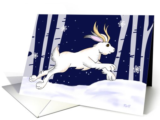 Jackalope Holiday card (695044)