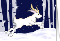 Jackalope Holiday card