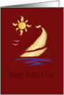Happy Father’s Day: Sailboat card