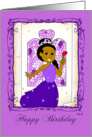 Happy Birthday: Purple Princess card