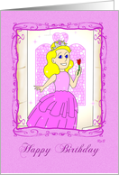 Happy Birthday: Pink Princess card