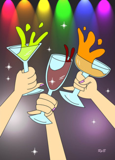 Three Glasses: Party...
