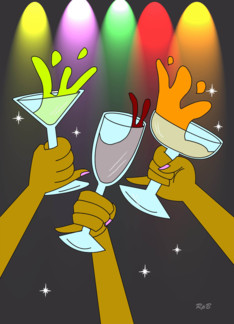 Three Glasses: Party...